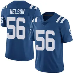 Nike Quenton Nelson Indianapolis Colts Youth Limited Royal Team Color Vapor Untouchable Jersey